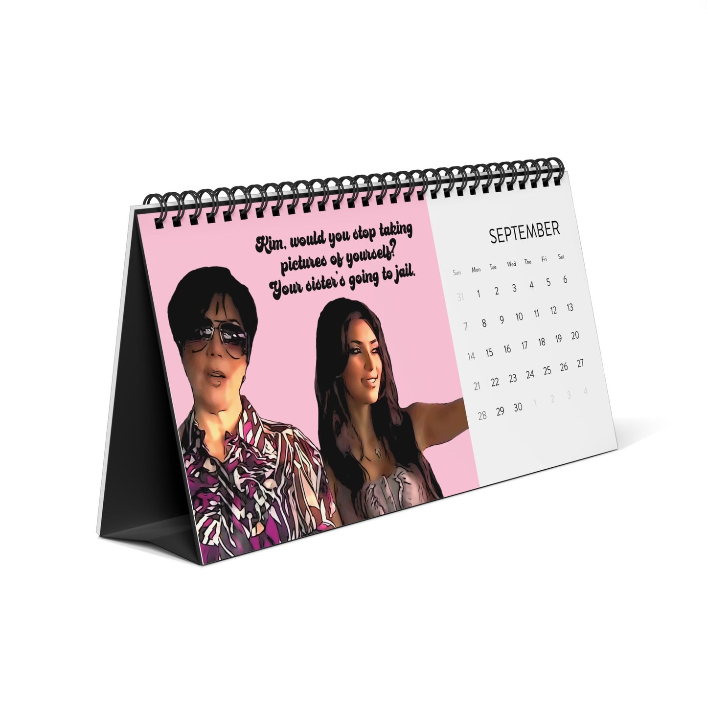 Kardashians 2025 Desktop Calendar