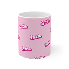 Load image into Gallery viewer, Barbie Mini Logo Ceramic Mug 11oz