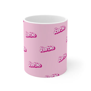 Barbie Mini Logo Ceramic Mug 11oz