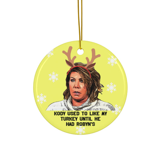 Sister Wives Funny Meri Brown Ceramic Christmas Ornament