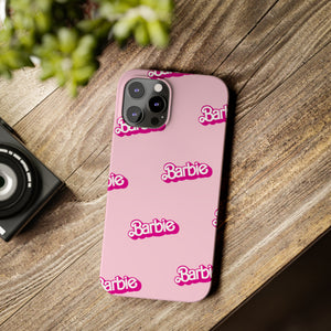 Barbie Pattern Slim iPhone Cases