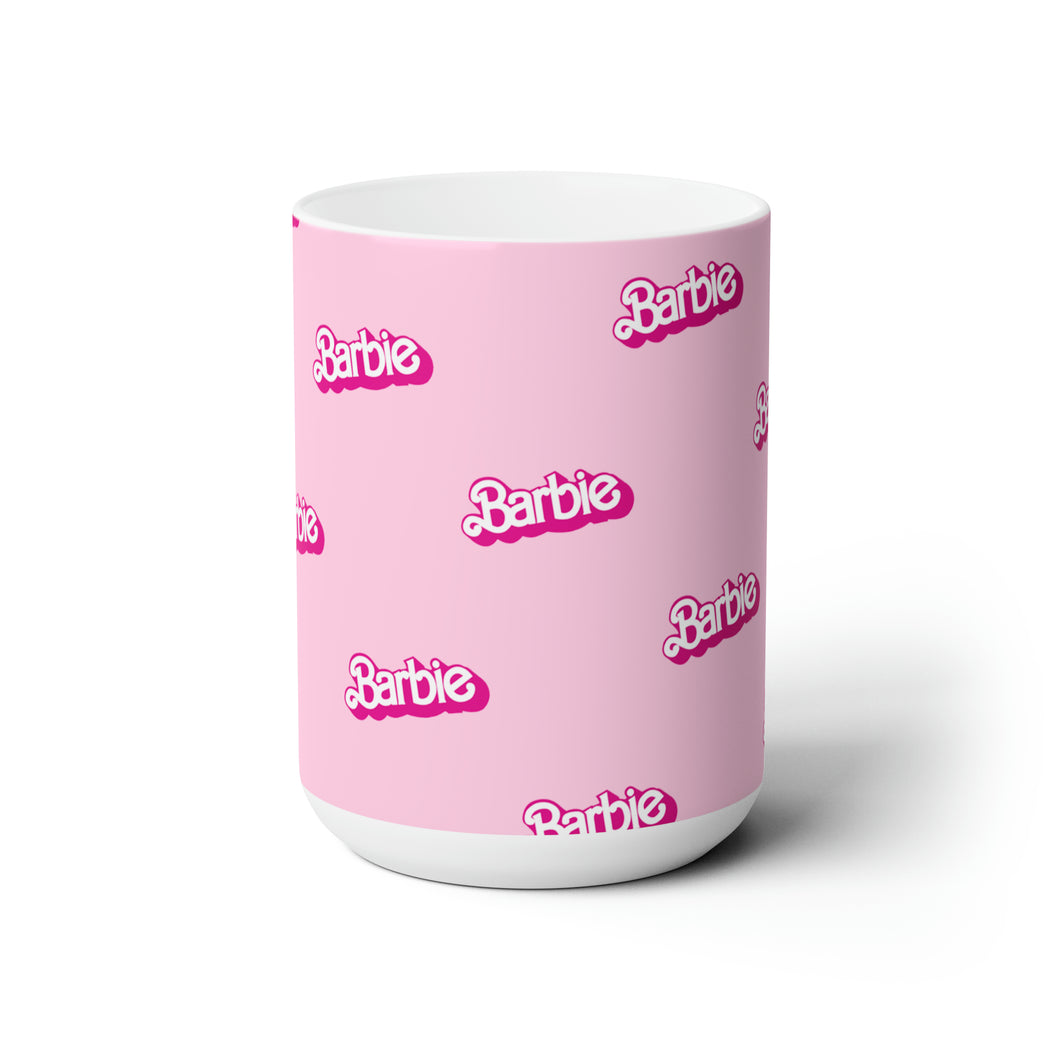 Barbie Mini Logo Ceramic Mug 15oz