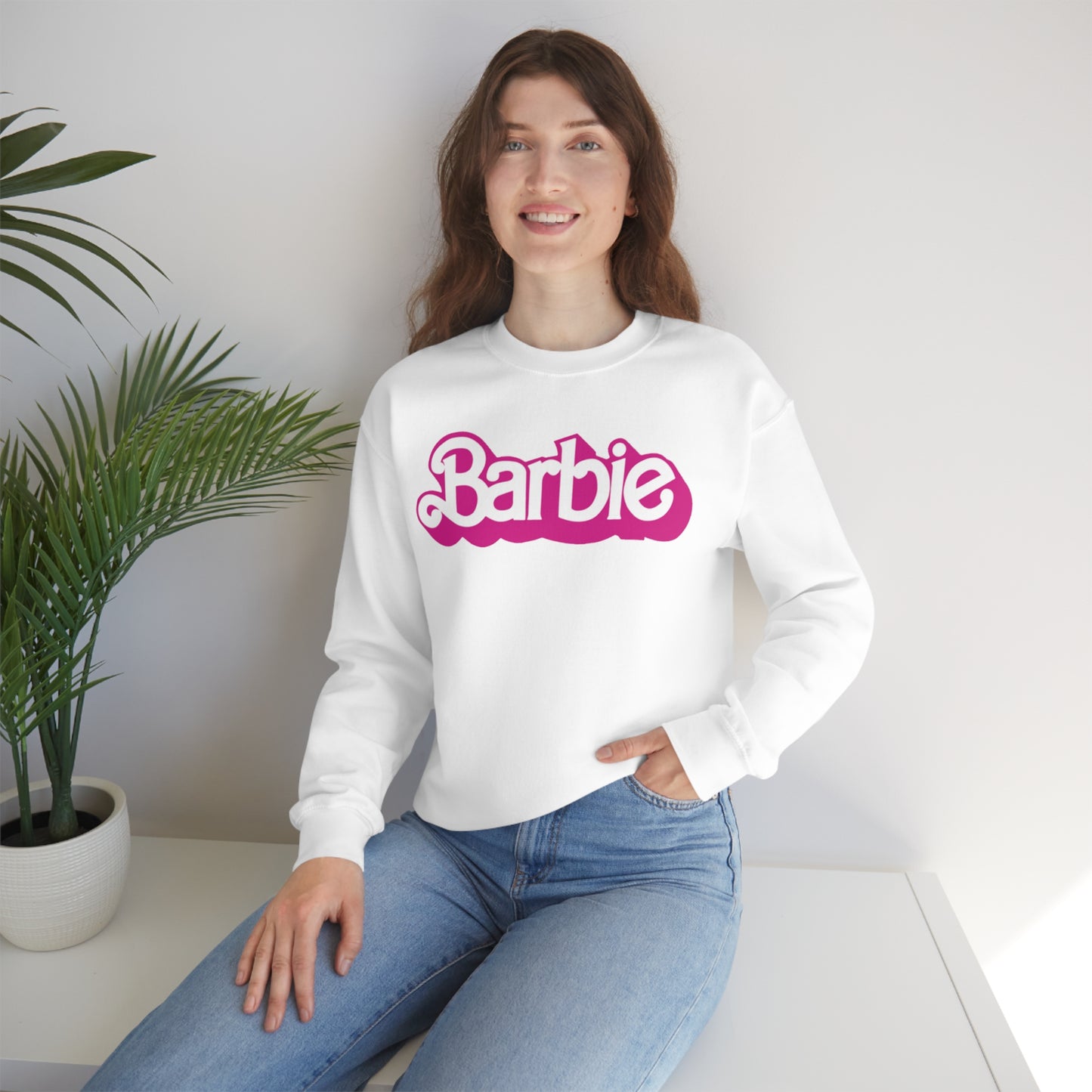 Barbie Adult Unisex Heavy Blend™ Crewneck Sweatshirt