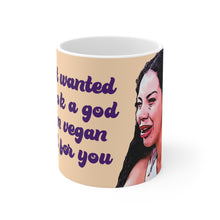 Load image into Gallery viewer, Jasmine God Damn Vegan Food 90 Day Fiance Ceramic Mug 11oz