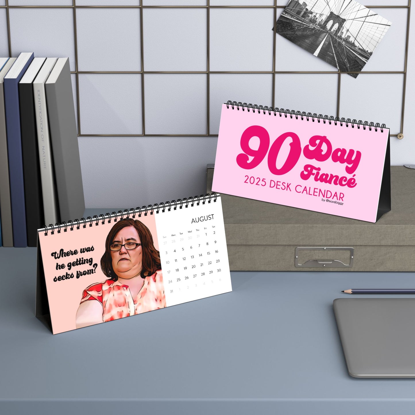 90 Day Fiance 2025 Desktop Calendar New Artwork