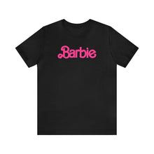 Load image into Gallery viewer, Barbie Pink Logo Unisex Jersey Short Sleeve Tee