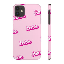 Load image into Gallery viewer, Barbie Pattern Pink Slim Phone Cases