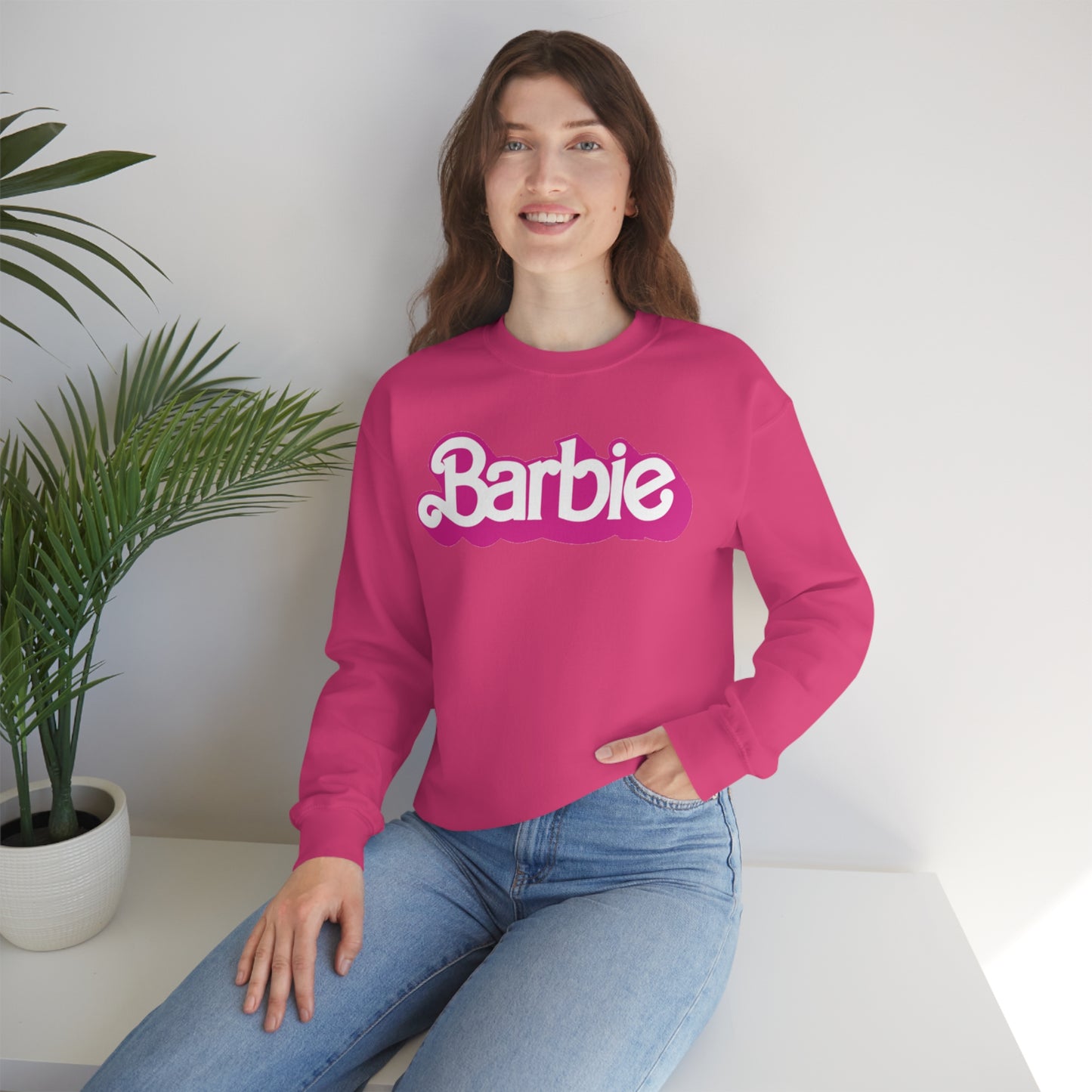 Barbie Adult Unisex Heavy Blend™ Crewneck Sweatshirt