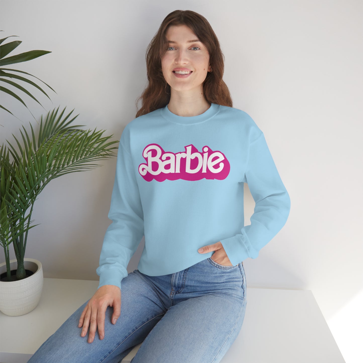 Barbie Adult Unisex Heavy Blend™ Crewneck Sweatshirt