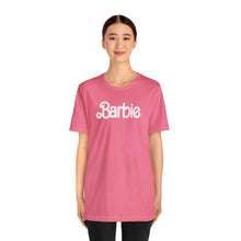 Load image into Gallery viewer, Barbie Pink Logo Unisex Jersey Short Sleeve Tee