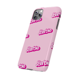Barbie Pattern Slim iPhone Cases