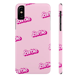 Barbie Pattern Slim iPhone Cases