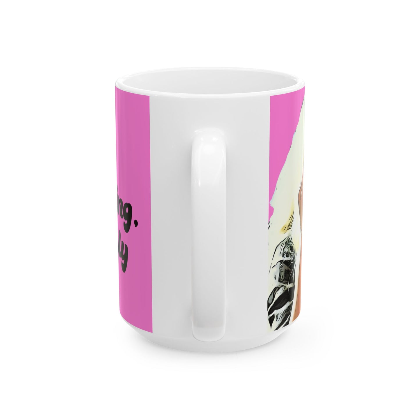 Natalie I'm Struggling Obviously Ceramic Mug, 15oz