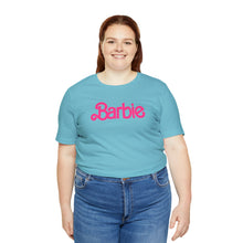 Load image into Gallery viewer, Barbie Pink Logo Unisex Jersey Short Sleeve Tee