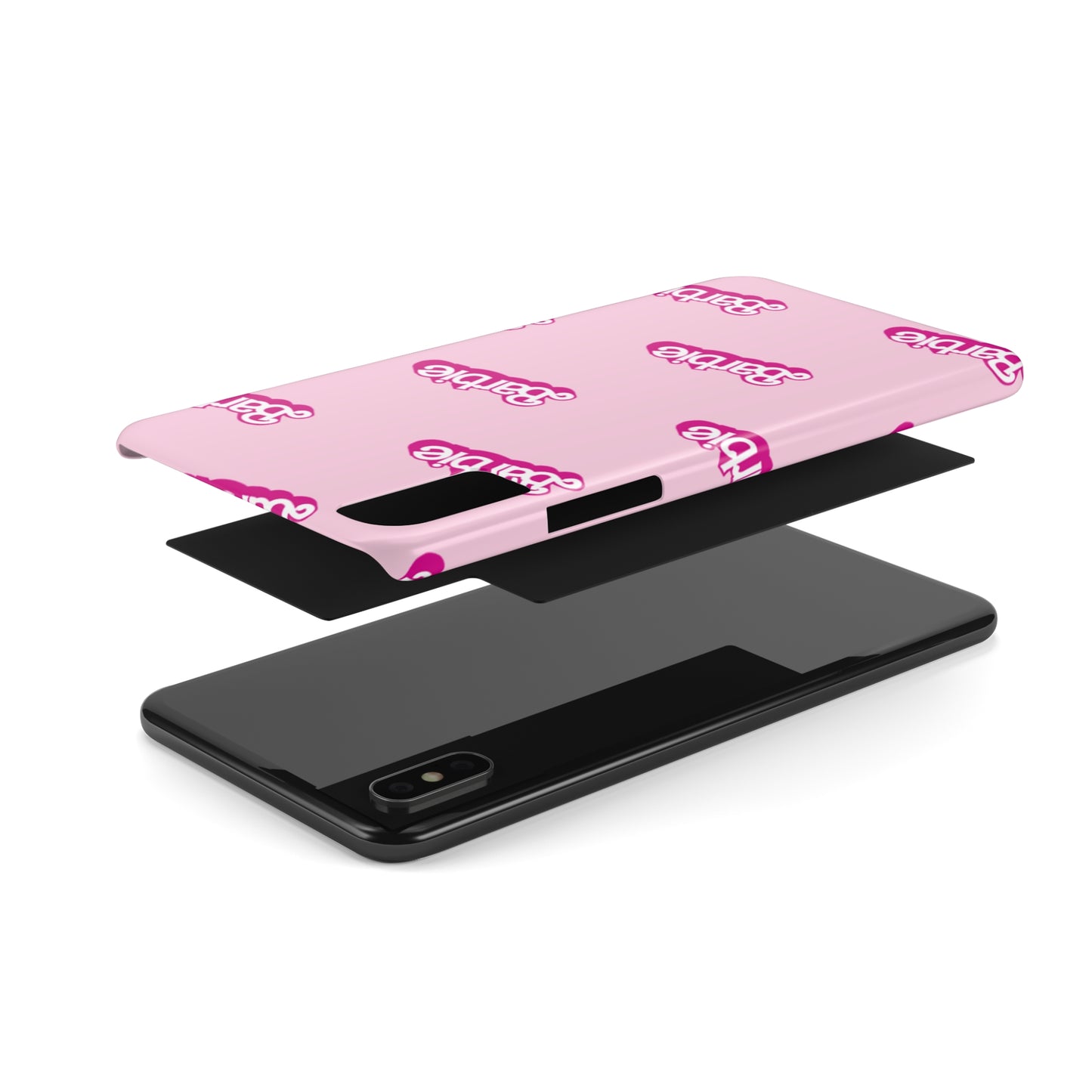 Barbie Pattern Pink Slim Phone Cases