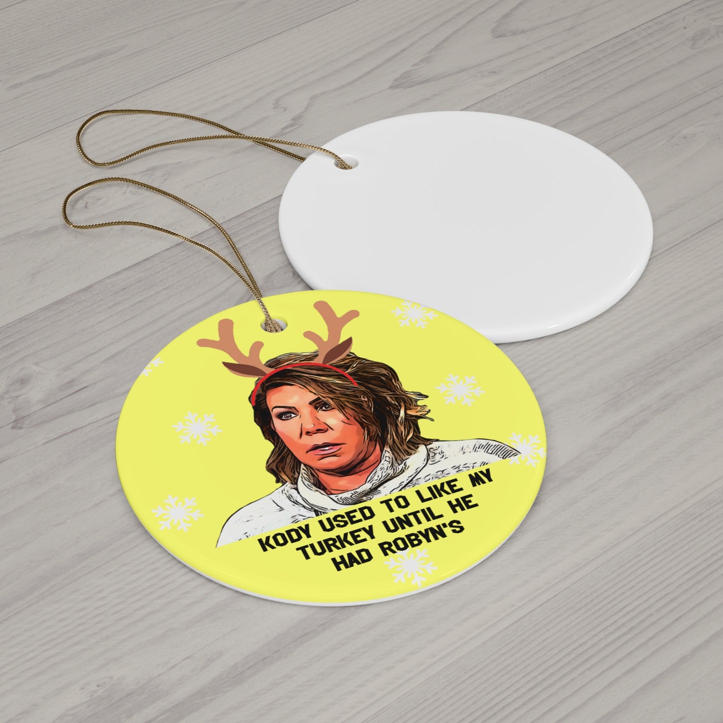 Sister Wives Funny Meri Brown Ceramic Christmas Ornament