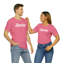 Load image into Gallery viewer, Barbie Pink Logo Unisex Jersey Short Sleeve Tee
