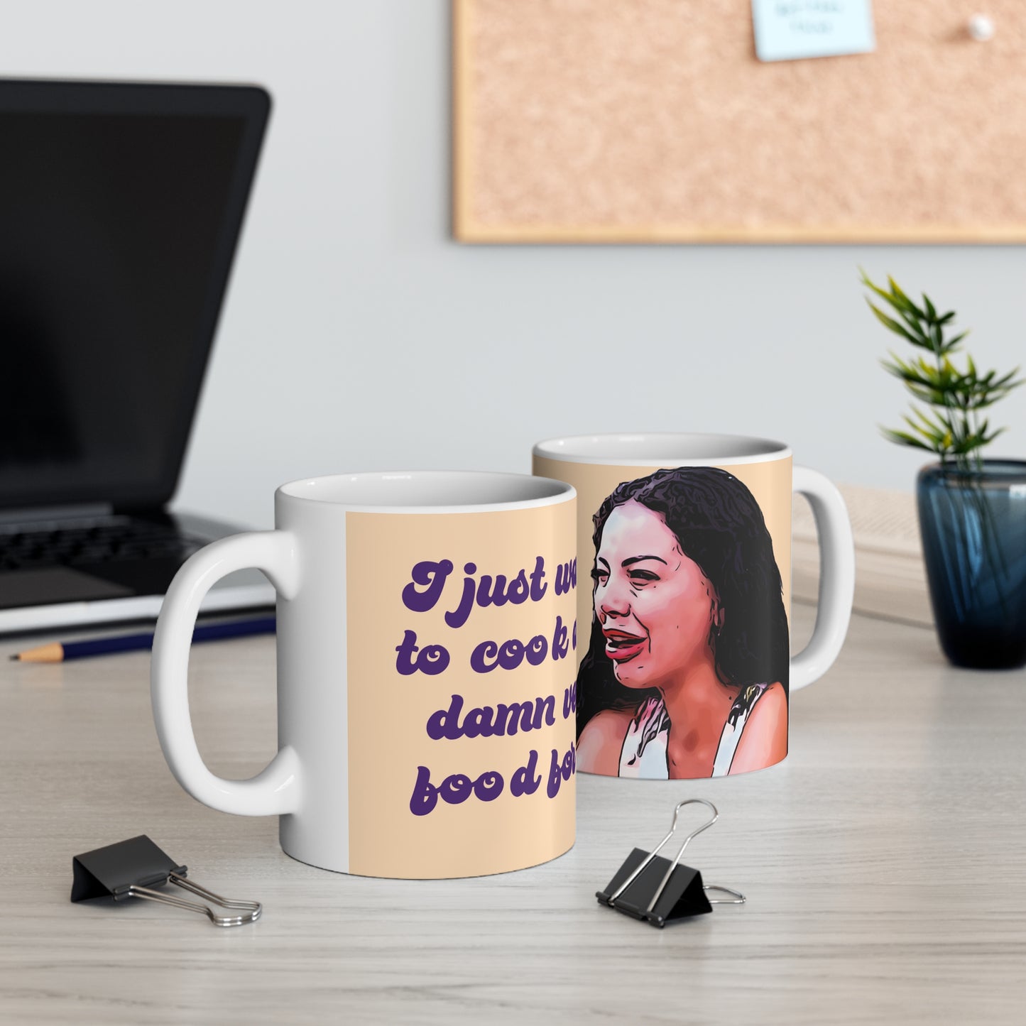 Jasmine God Damn Vegan Food 90 Day Fiance Ceramic Mug 11oz