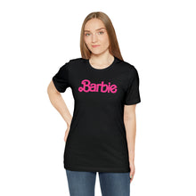 Load image into Gallery viewer, Barbie Pink Logo Unisex Jersey Short Sleeve Tee