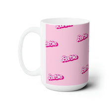Load image into Gallery viewer, Barbie Mini Logo Ceramic Mug 15oz