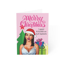 Load image into Gallery viewer, Jasmin Butt Implants Christmas Card