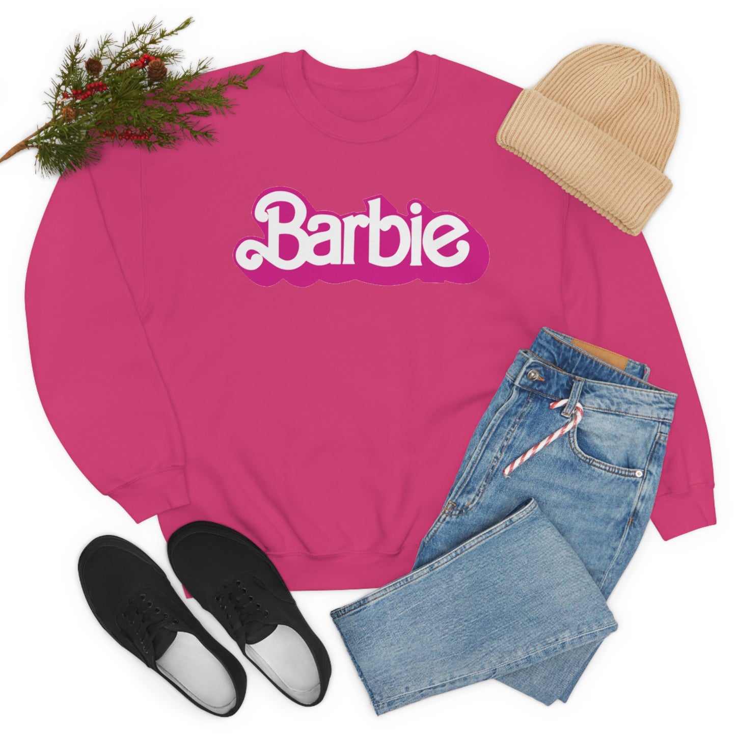 Barbie Adult Unisex Heavy Blend™ Crewneck Sweatshirt