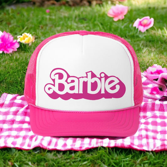 Barbie Hot Pink Trucker Caps