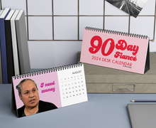 Load image into Gallery viewer, 90 Day Fiance 2024 Desk Calendar