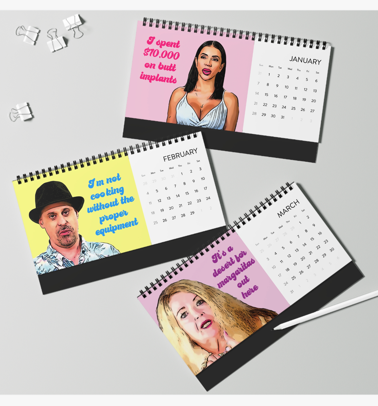 90 Day Fiance 2024 Desk Calendar