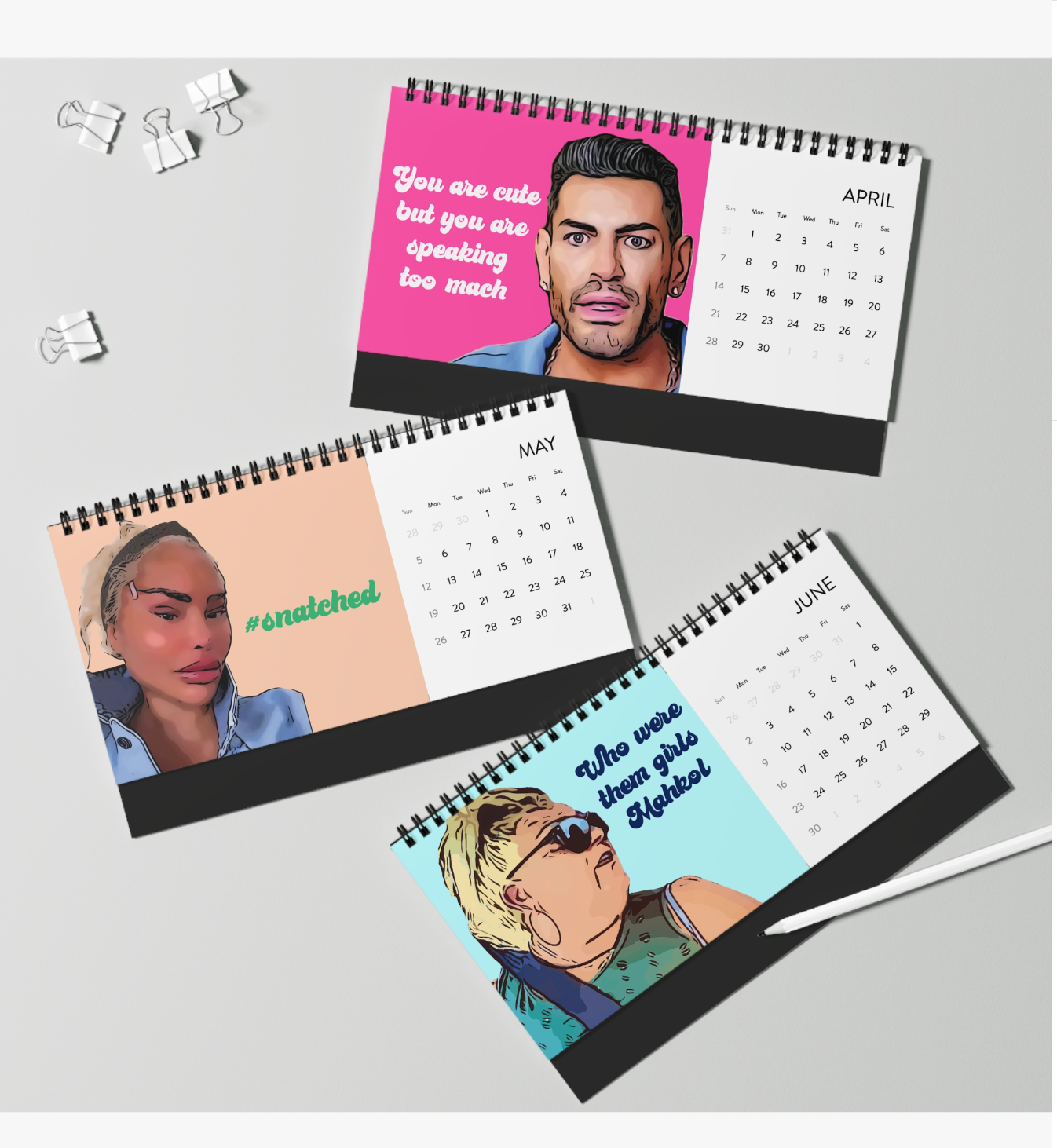 90 Day Fiance 2024 Desk Calendar