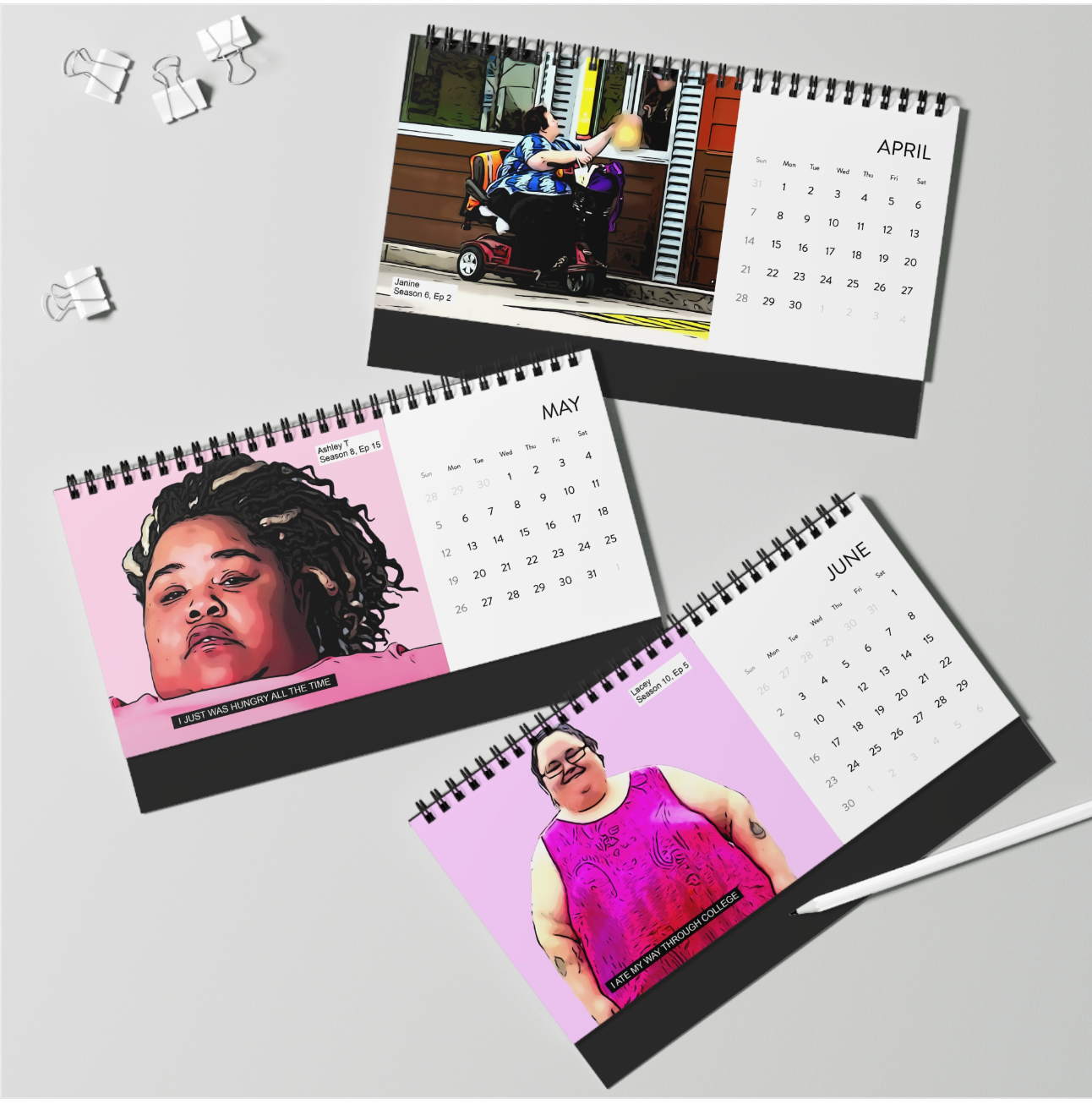 My 600 lb Life 2024 Desk Calendar