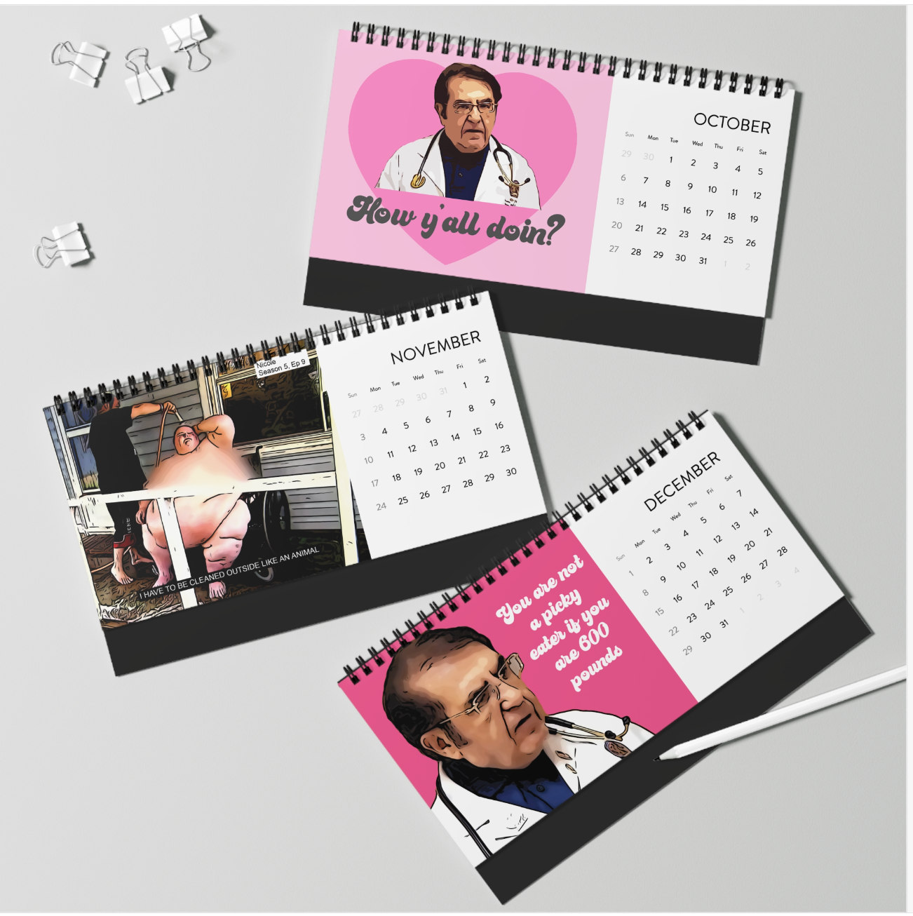 My 600 lb Life 2024 Desk Calendar