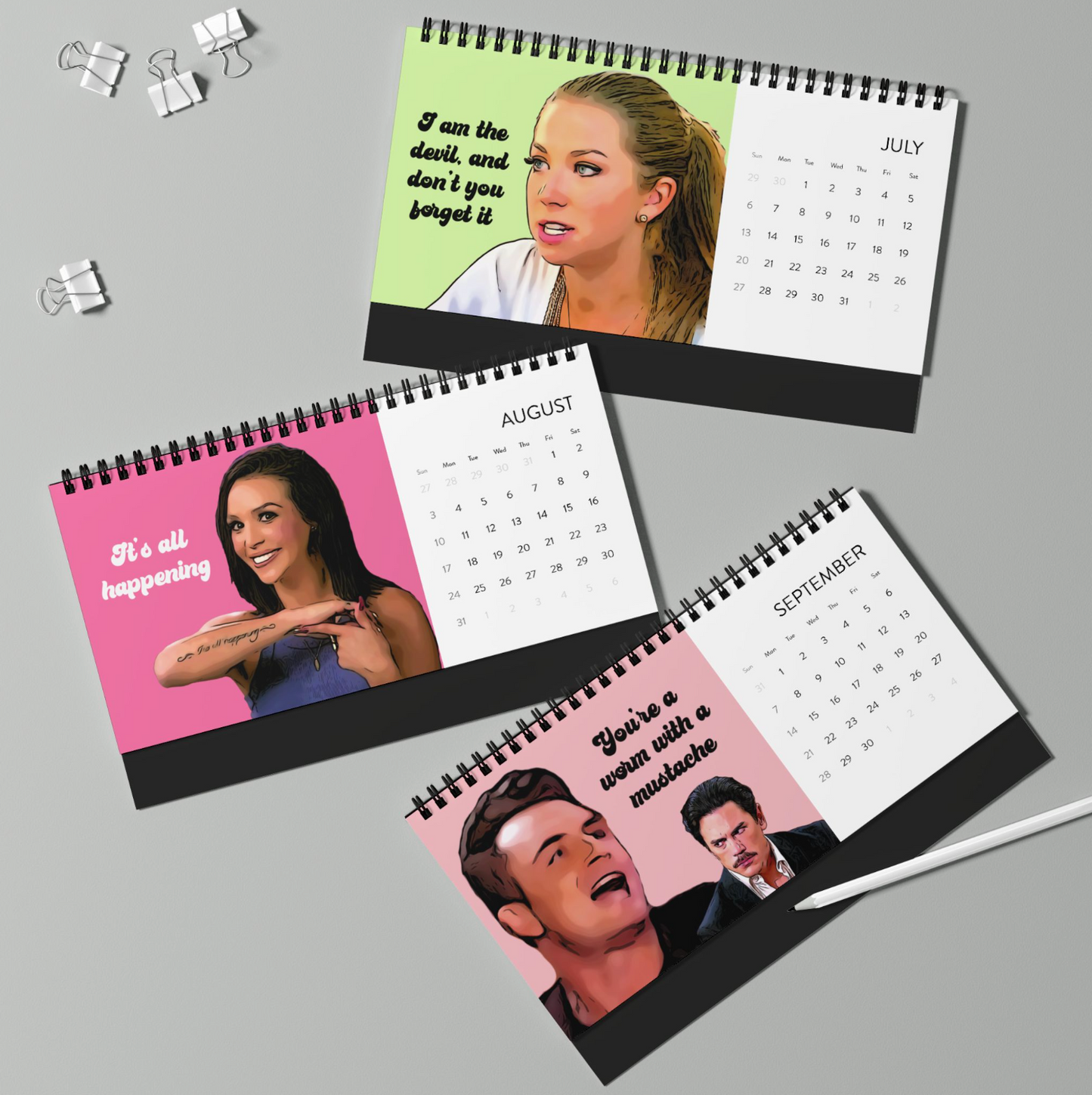 Vanderpump Rules 2025 Desktop Calendar