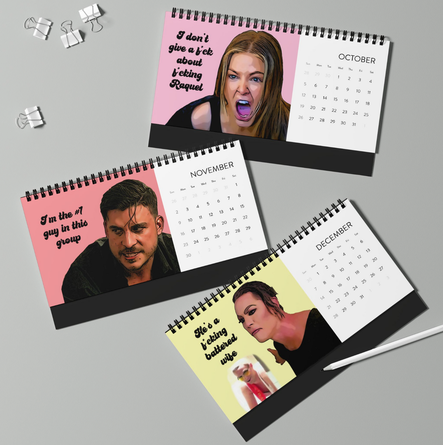 Vanderpump Rules 2025 Desktop Calendar