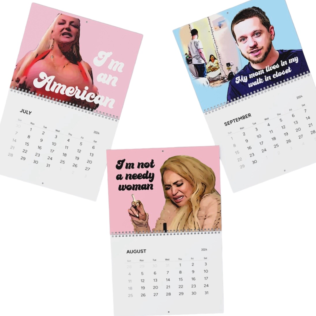 90 Day Fiance 2024 Wall Calendar