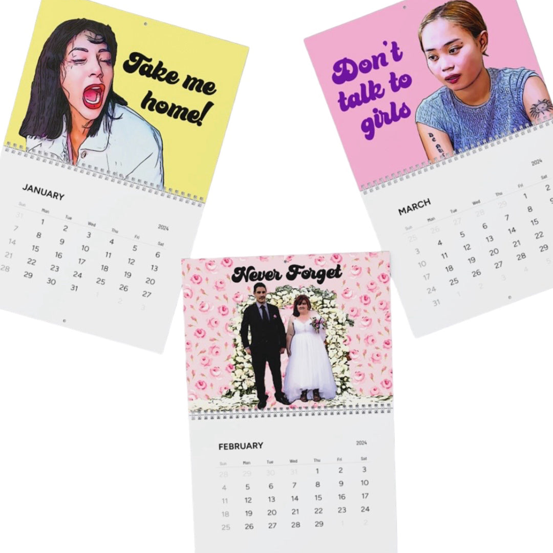 90 Day Fiance 2024 Wall Calendar