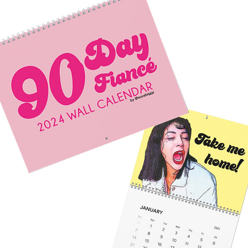 90 Day Fiance 2024 Wall Calendar