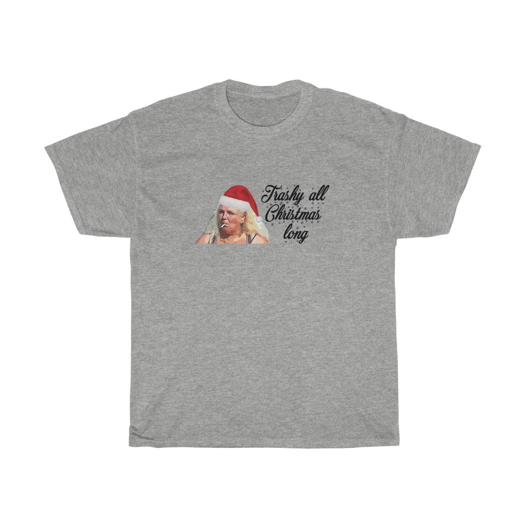 Angela Trashy All Christmas Long Unisex Heavy Cotton Tee