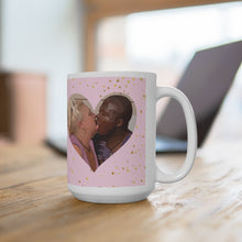 Load image into Gallery viewer, Michael And Angela Heart Ceramic Mug 15oz