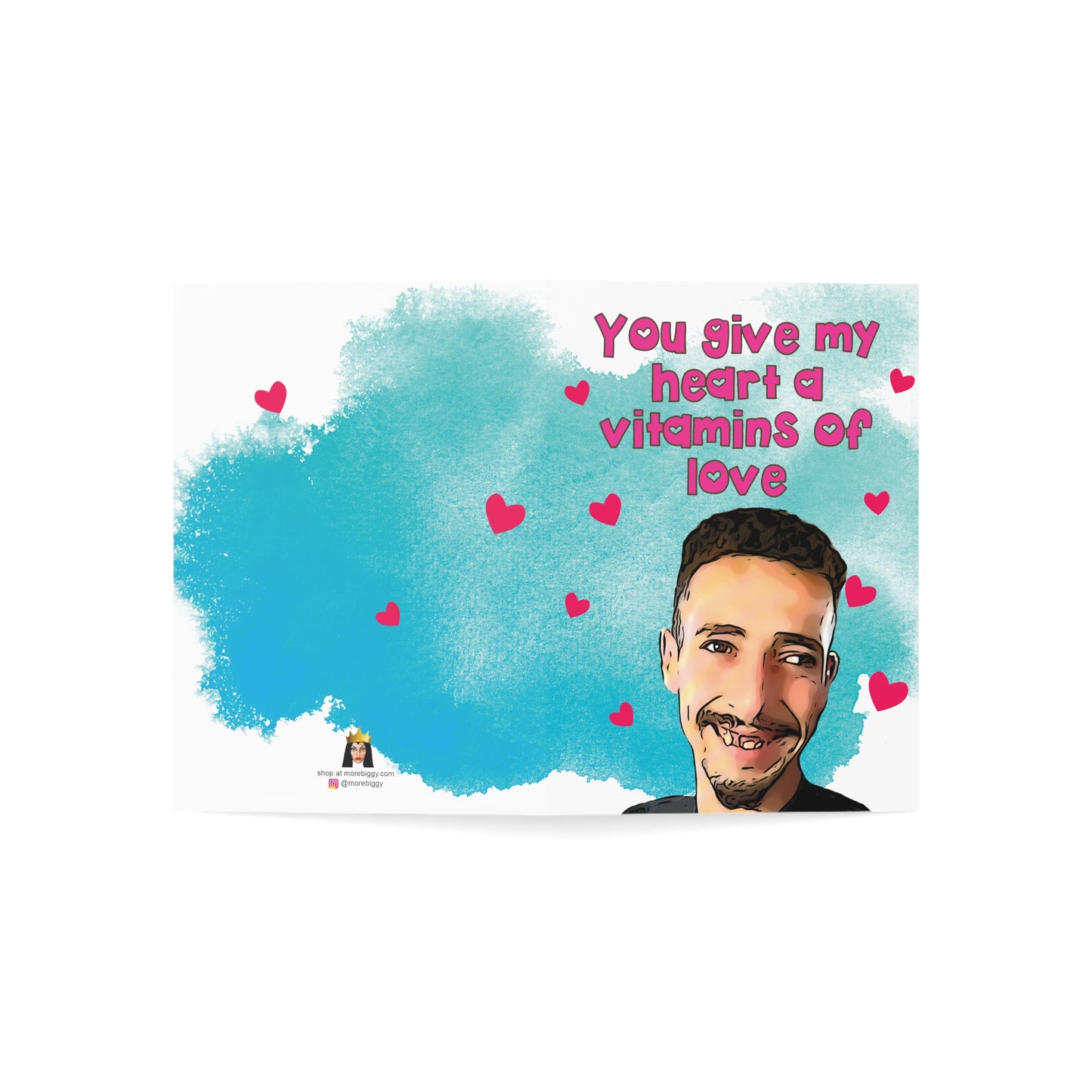 Oussama Vitamins of Love Greeting Card