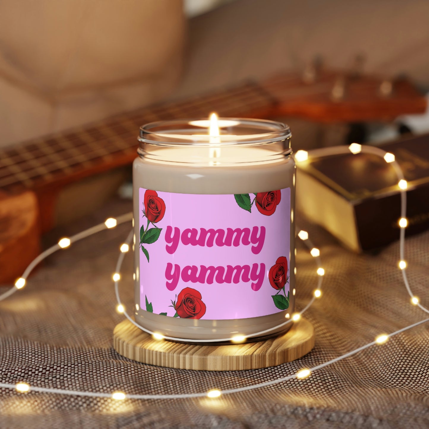 Yammy Yammy Candle Scented Soy Candle, 9oz