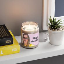 Load image into Gallery viewer, Jenny 100yr old Oldie Aromatherapy Candle in purple, 9oz
