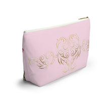 Load image into Gallery viewer, 1000 lb Sisters We Got Royalty Makeup Bag w T-bottom size Large