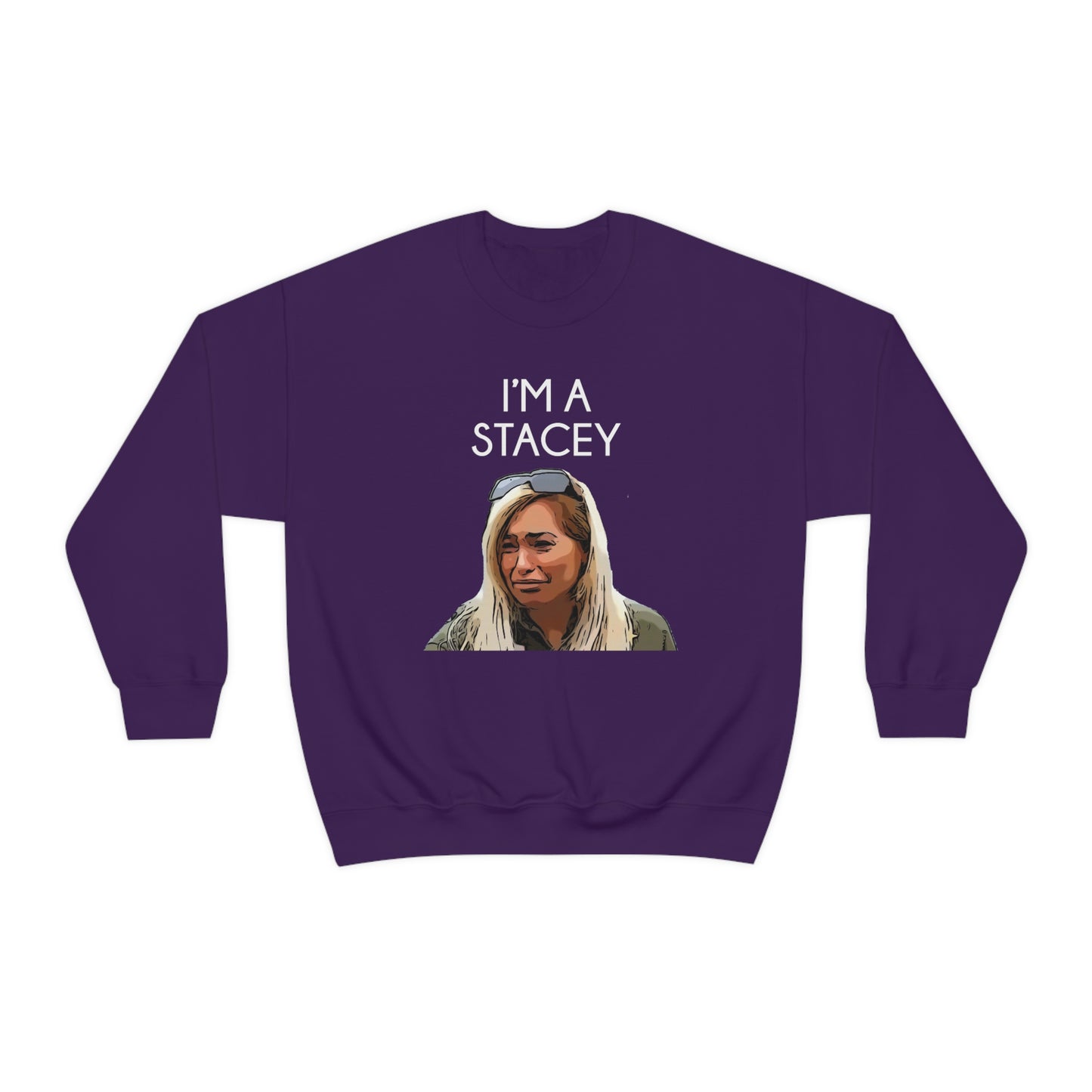 I'm A Stacey Purple Unisex Heavy Blend™ Crewneck Sweatshirt