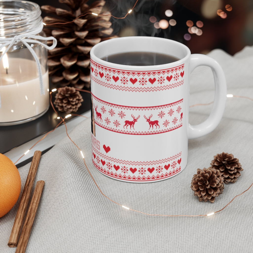 Danielle Christmas Sweater Mug 11oz