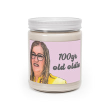 Load image into Gallery viewer, Jenny 100yr old Oldie Aromatherapy Candle in purple, 9oz