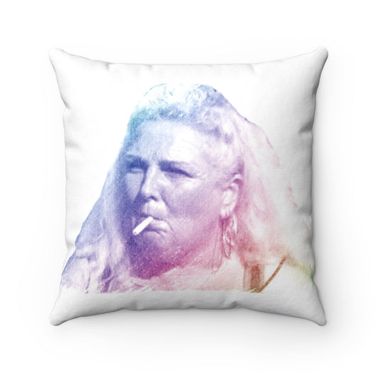 Angela Rainbow Icon Spun Polyester Square Accent Pillow