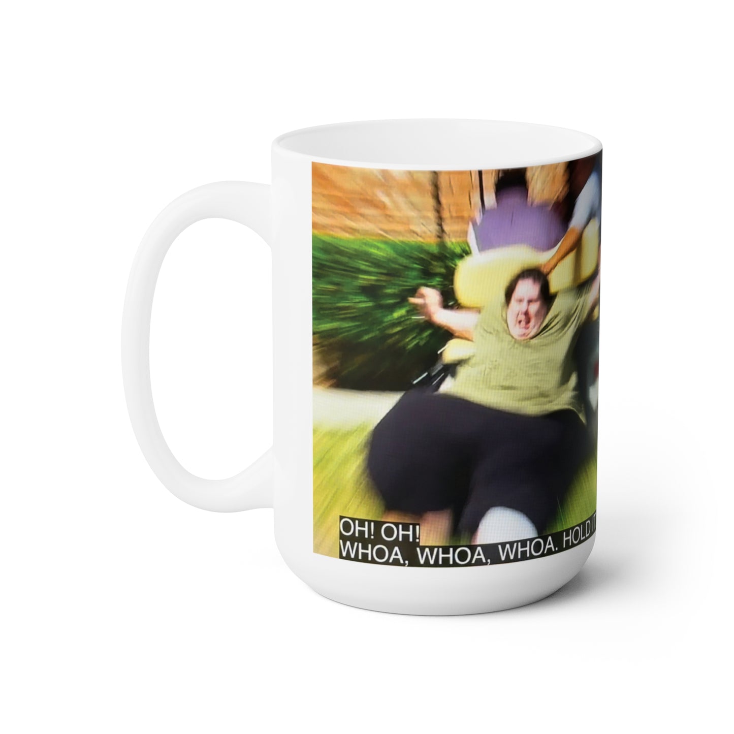 Steven Assanti Falling off a Golf Cart Part 2 Ceramic Mug 15oz