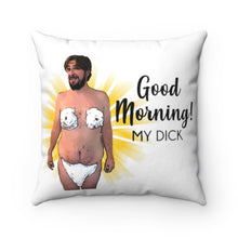 Load image into Gallery viewer, Colt &quot;Good Morning&quot; Spun Polyester Square Accent Pillow