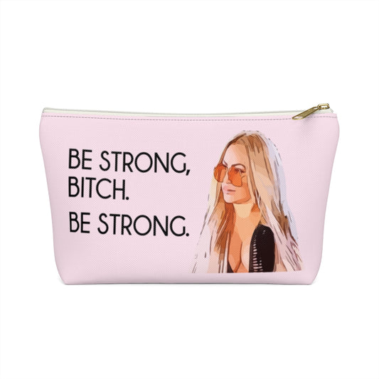 Darcey Be Strong Small Makeup Bag w T-bottom